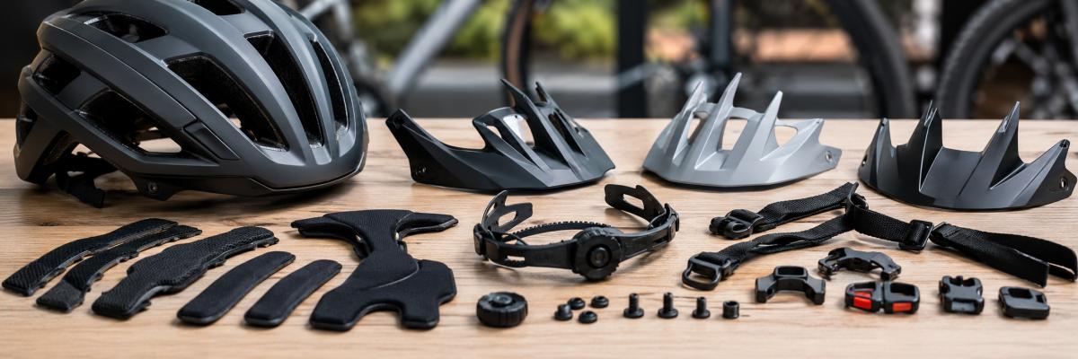 Spare parts for helmets