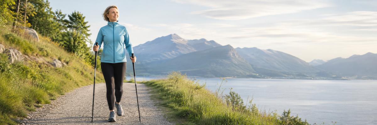 Nordic walking poles