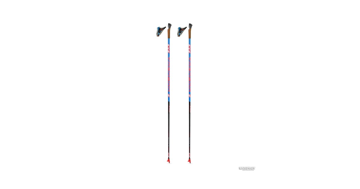 Ski poles KV+ TORNADO PLUS QCD 180-165cm KIT
