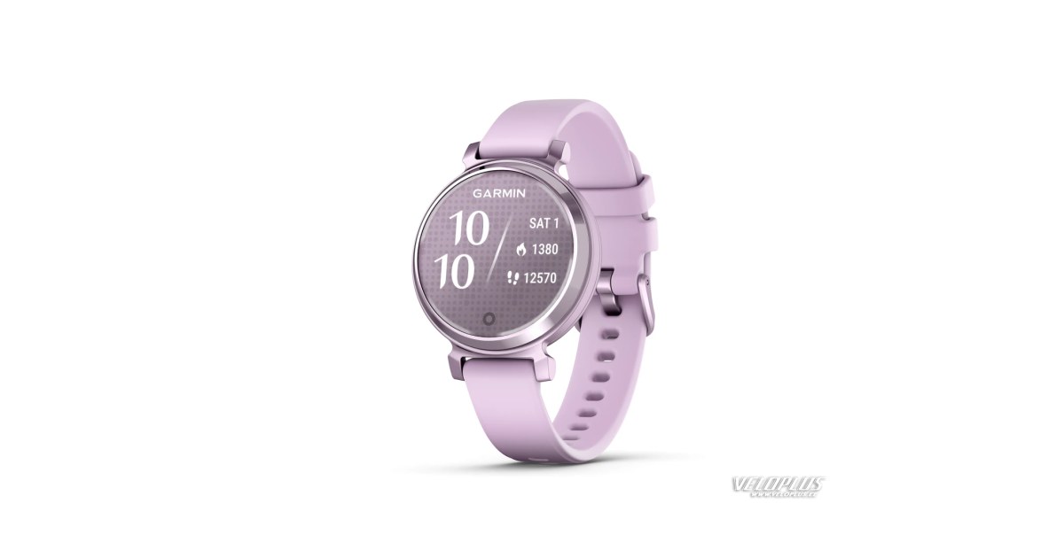 Garmin Lily 2, Metallic Lilac with Lilac Silicone Band