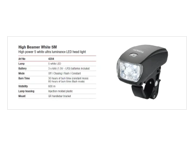 Esituli Torch High Beamer 5M