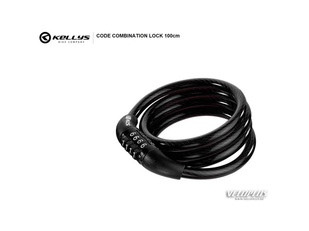 Combination cable lock KLS Code (KL-001) 100cm