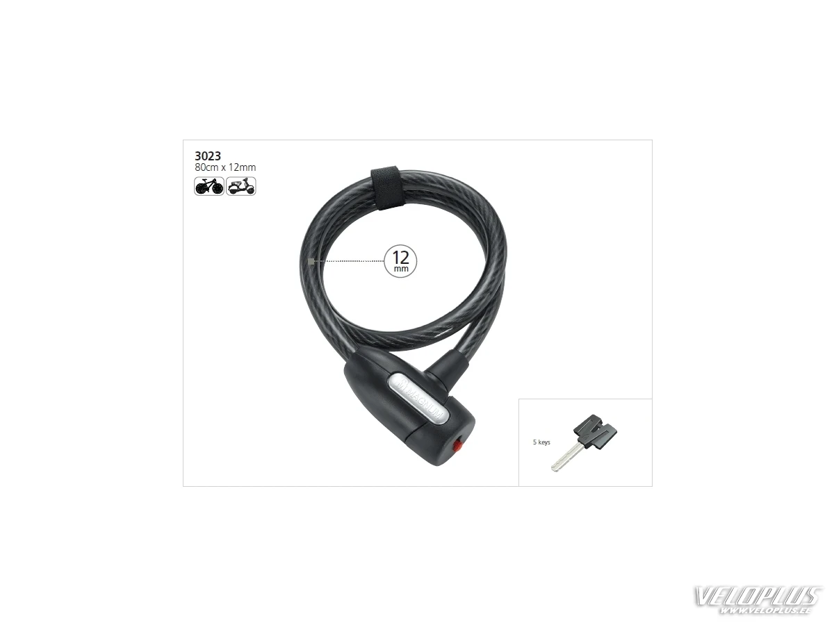Lock Magnum cable 80x12 6*