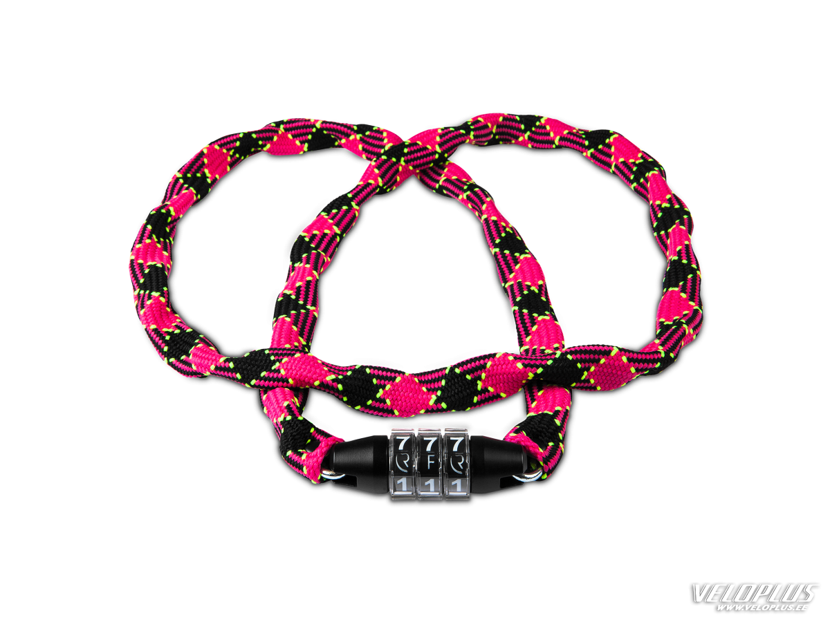 RFR Chain Combination Lock Style CMPT neon pink black