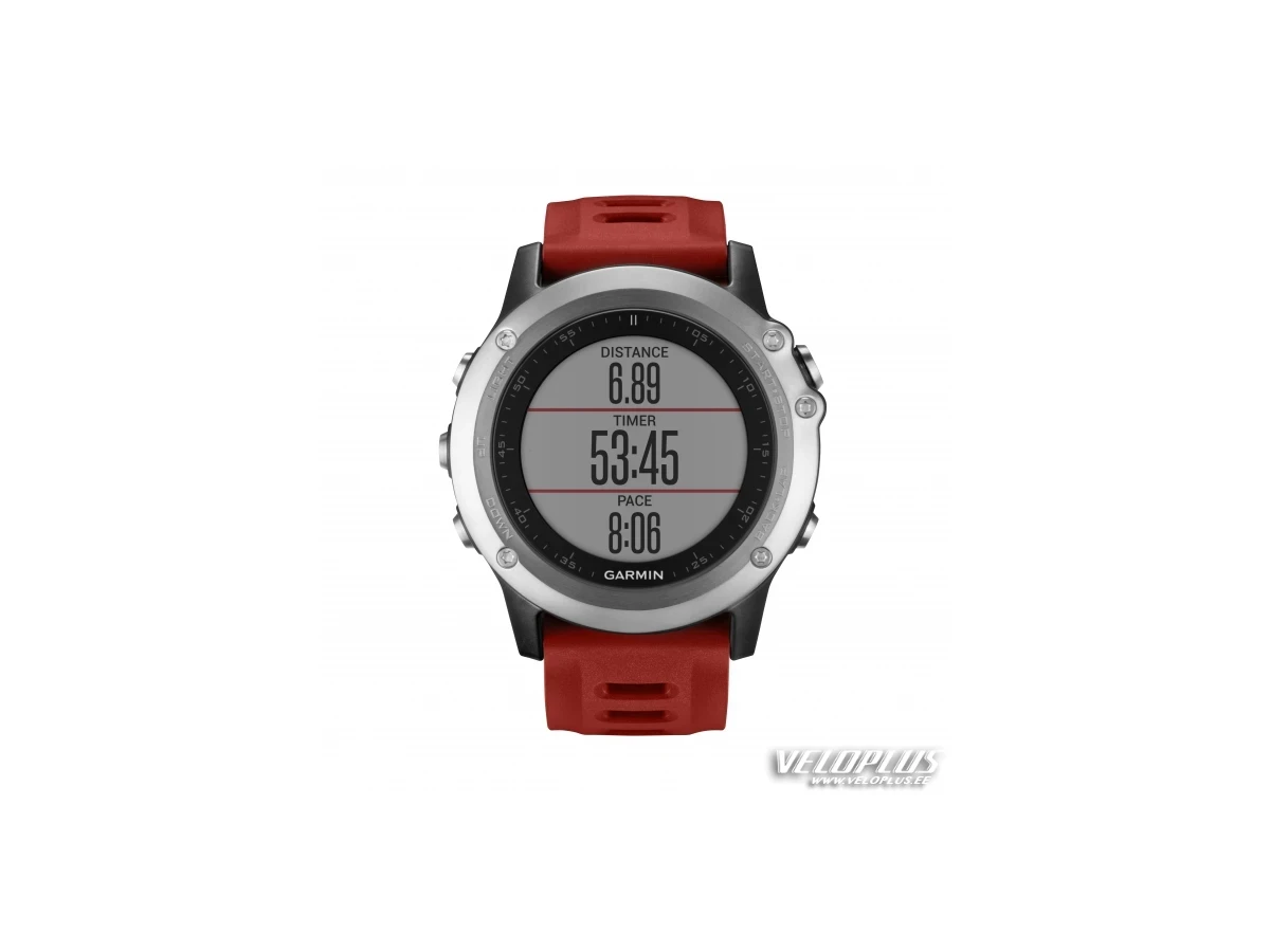 GPS spordikell Garmin fenix 3 hõbedane