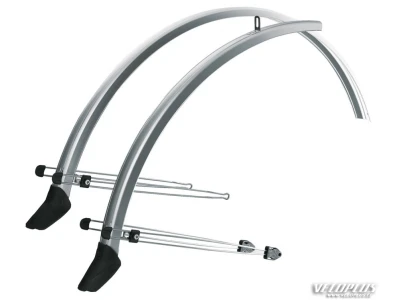 Mudguards SKS Commuter 28 silver 45mm, with spoiler