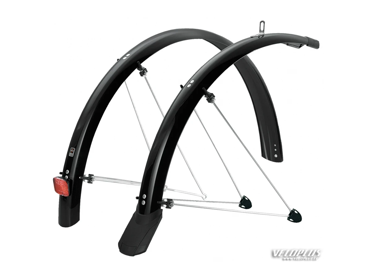 Porilauad SKS Chromoplastic 65mm 26tolli reflektor+spoiler must