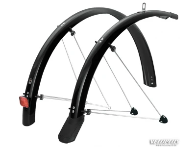Porilauad SKS Chromoplastic 65mm 26tolli reflektor+spoiler must