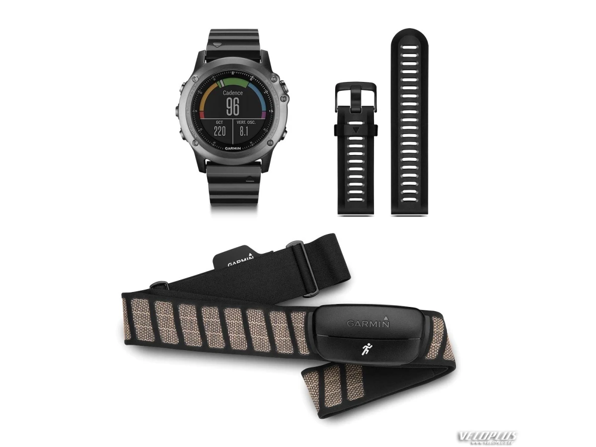 GPS spordikell Garmin fenix 3 Sapphire HRM-Run pulsivööga