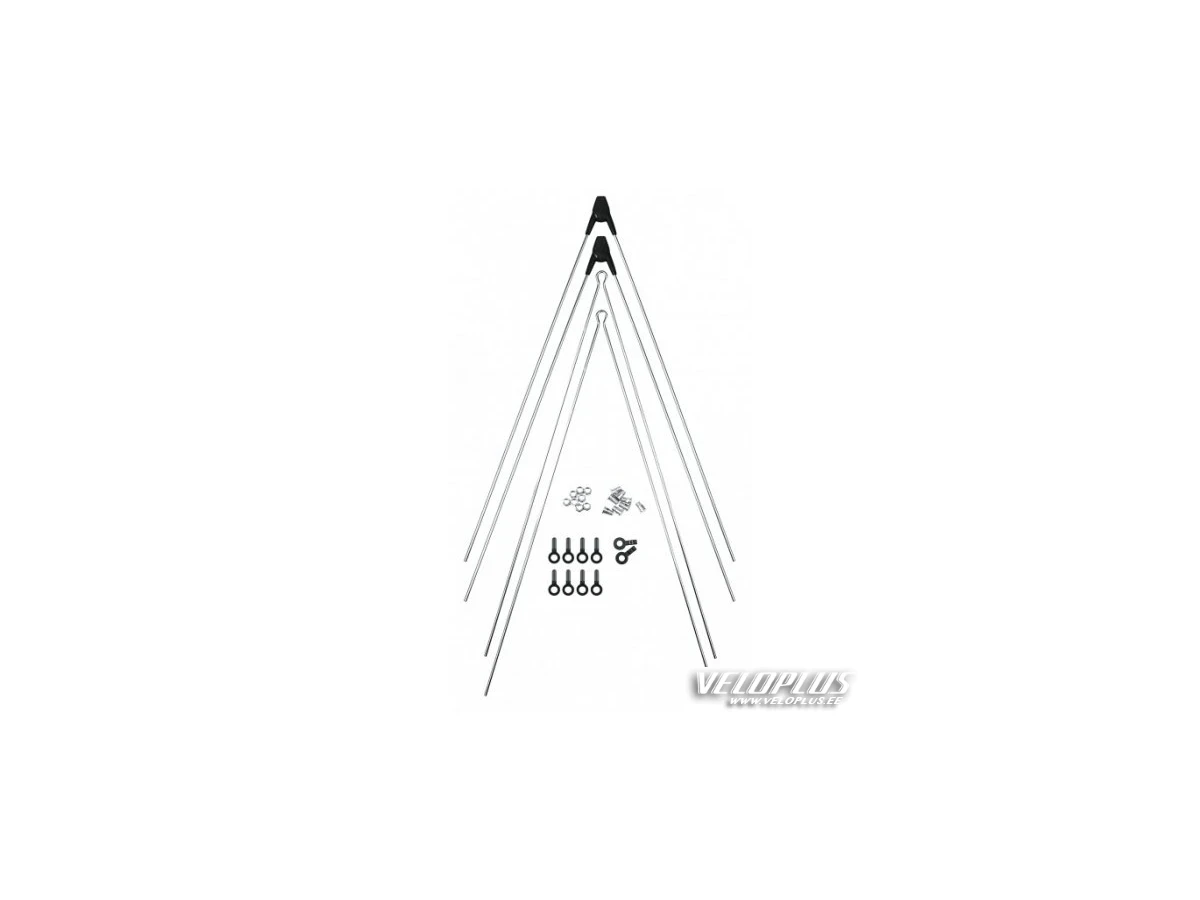 SKS Bluemels kit 2x V-Stays 355mm, 2x ASR-Stays, front and rear