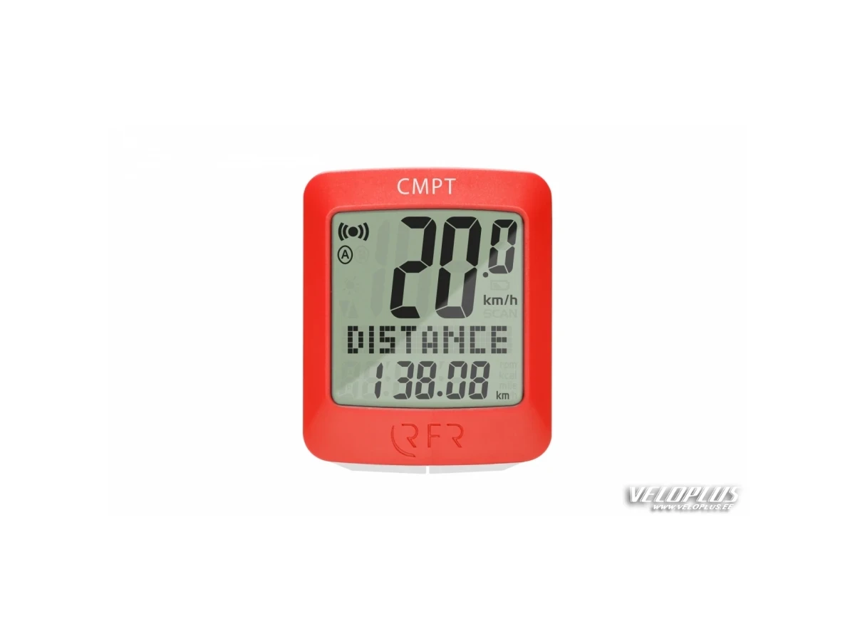 RFR CYCLE COMPUTER CMPT RED