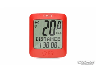 RFR CYCLE COMPUTER CMPT RED