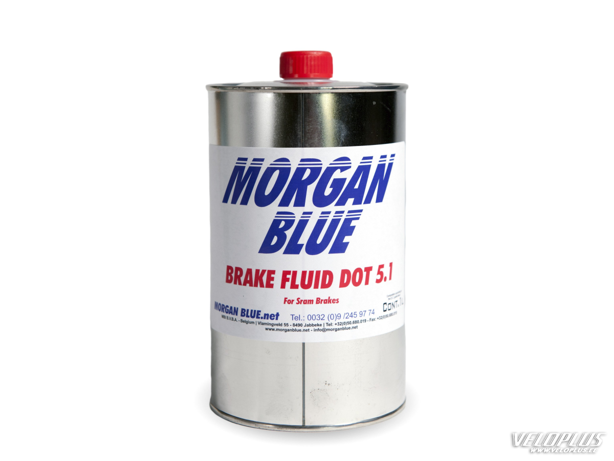 Morgan Blue Break Fluid Dot 5.1 1000ml for SRAM disc brakes