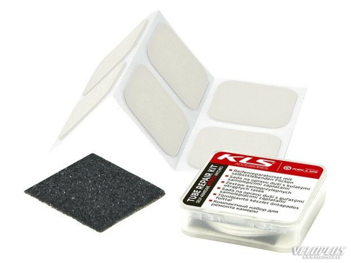 MTB TUBE REPAIR KIT WITH SELF-ADHESIVE SQUARE PATCHES
