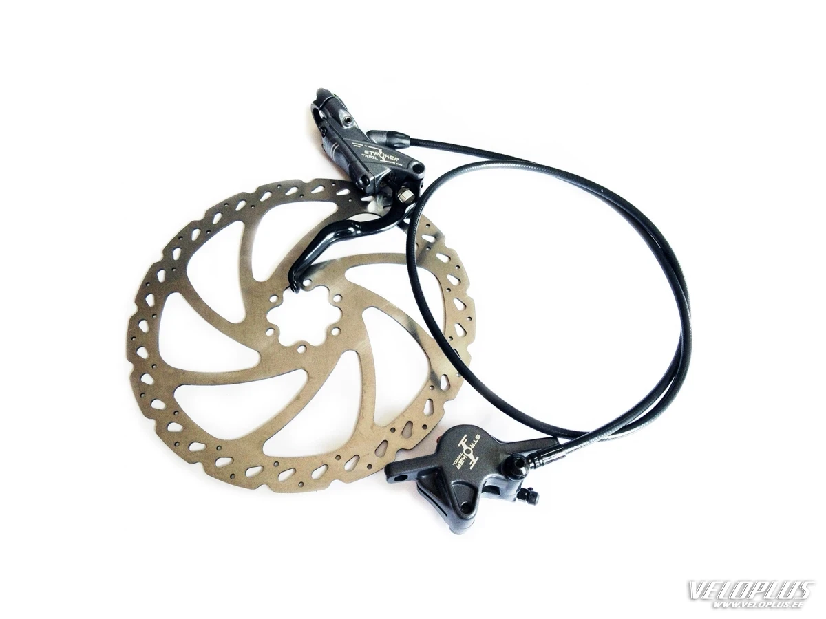 Pidur Hayes Stroker Trail (+link, voolik, ketas 180mm) valge, tagumine