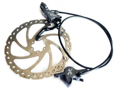 Pidur Hayes Stroker Trail (+link, voolik, ketas 180mm) valge, tagumine