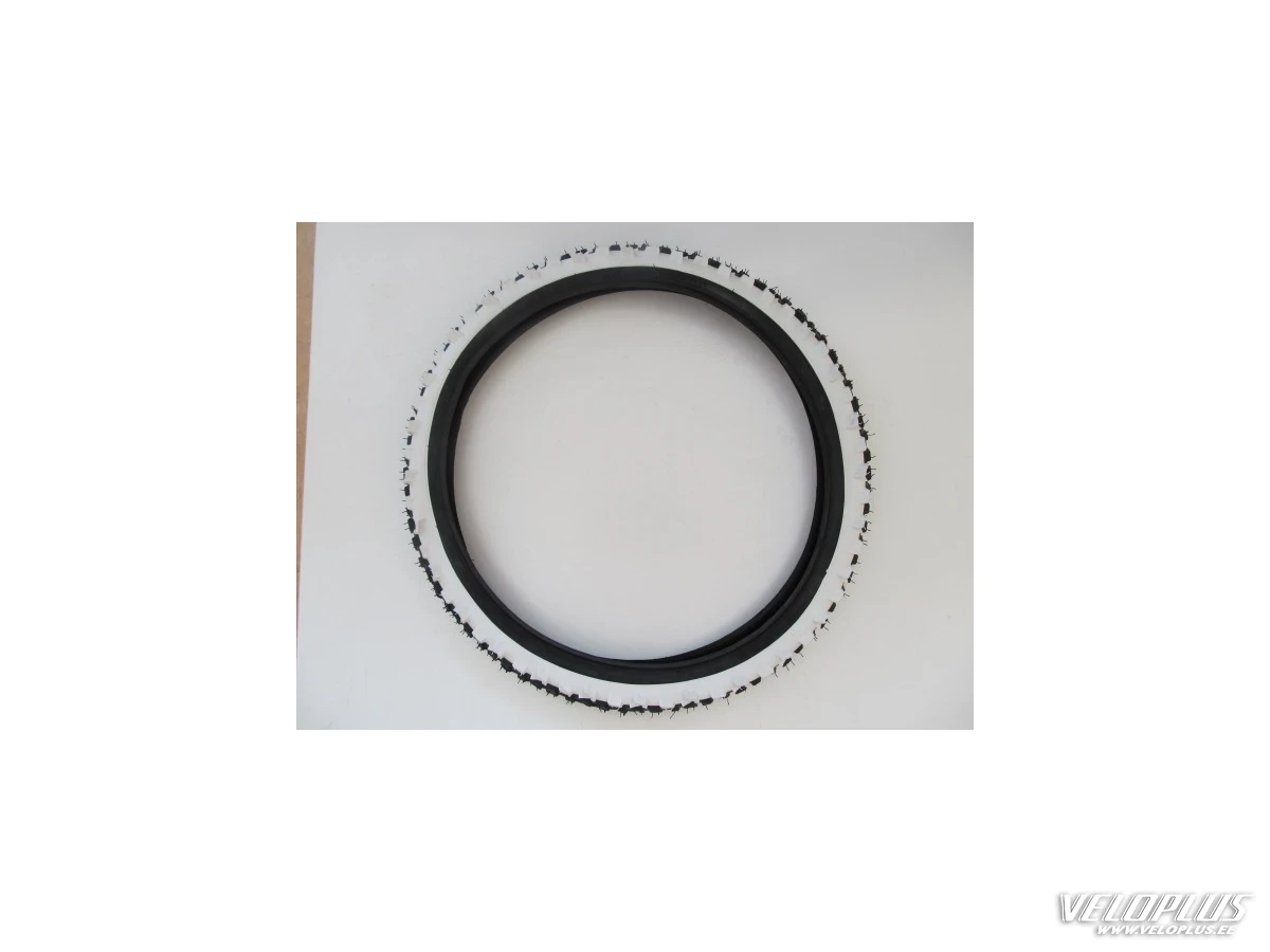 Tire Kenda 20x2,0 K-832-002 must valge äärega