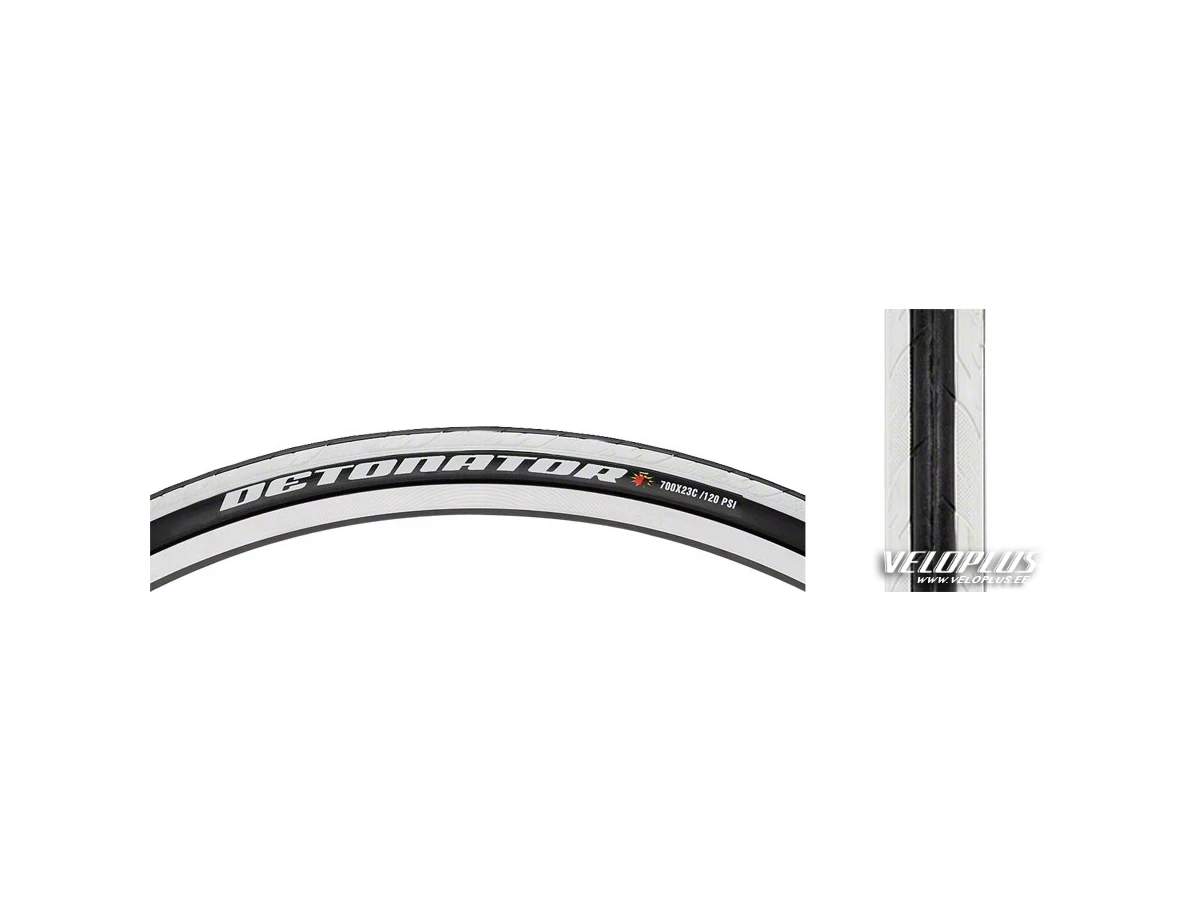 Tire Maxxis Detonator 700x23 black/white wire