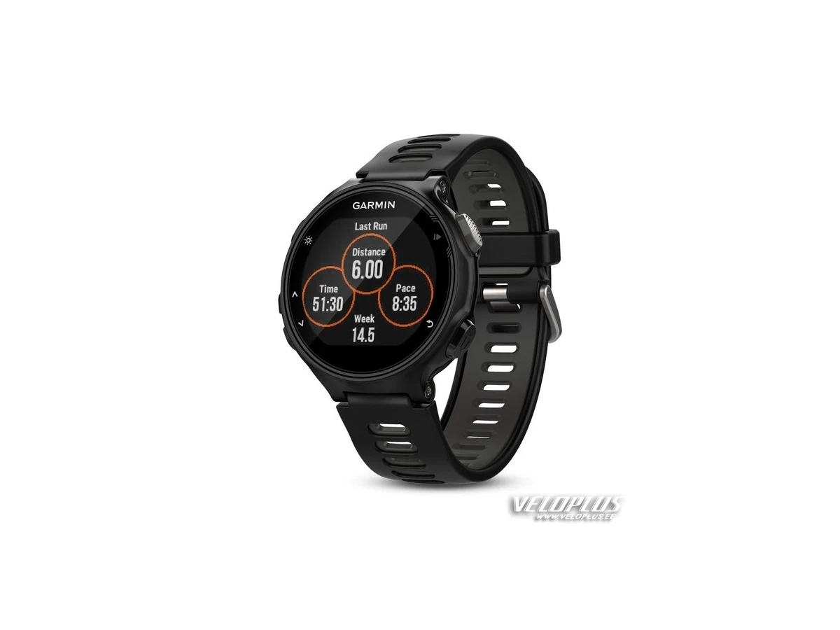 GPS Sport watch Garmin Forerunner 735XT black and gray