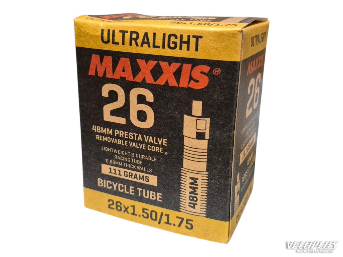 Iekšējā kamera Maxxis 26x1.5/1.7 PV Ultralight