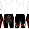 Bibshorts TEX Merida traksidega L black-red thumbnail 1