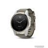 GPS spordikell Garmin fenix 5S Sapphire šampanjavärvi nahkrihmaga thumbnail 1