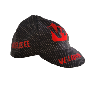 VELOPLUS RACING CAP 53-59cm carbon/red