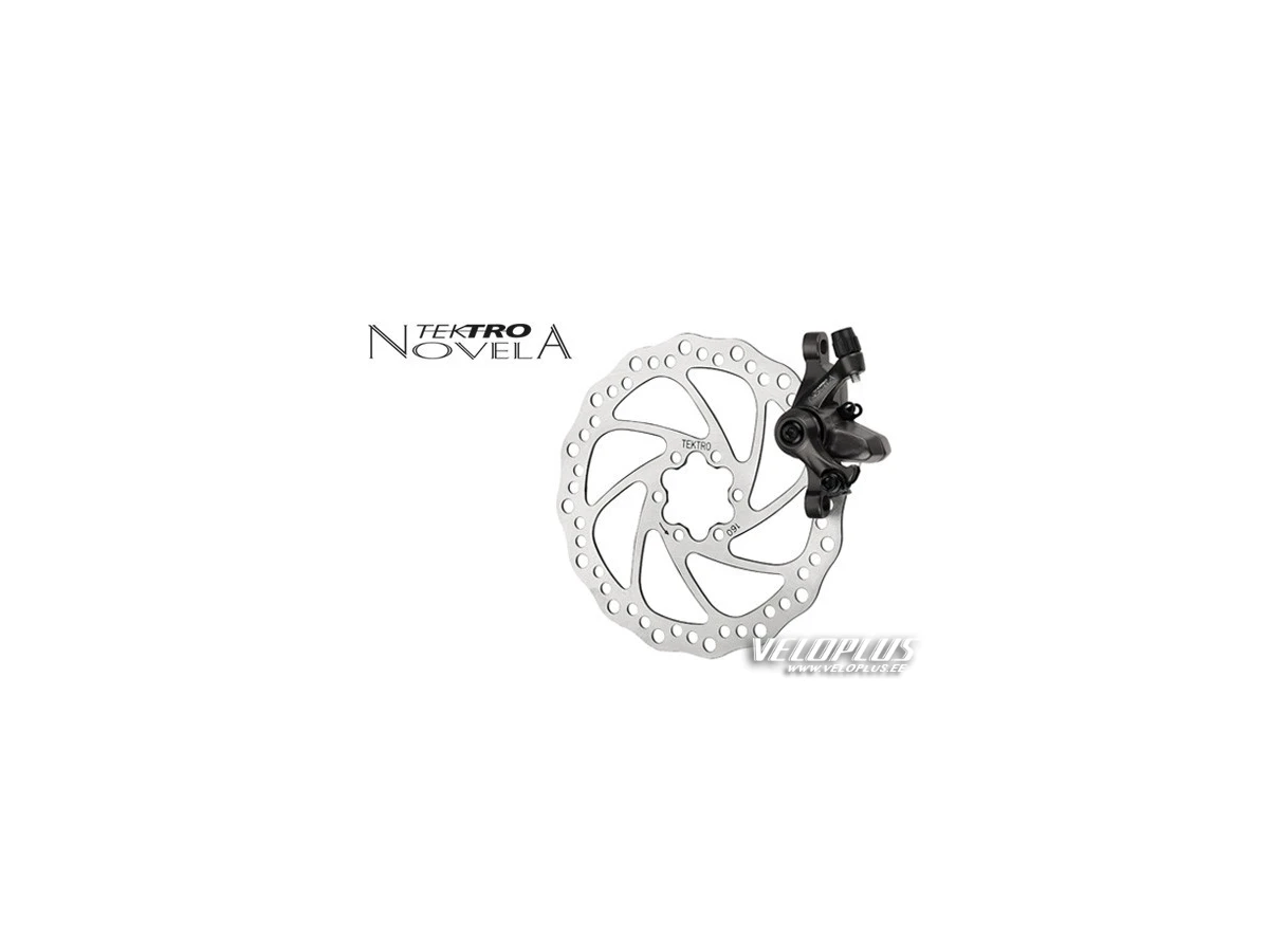 Pidur Tektro Novela 160mm must tagumine