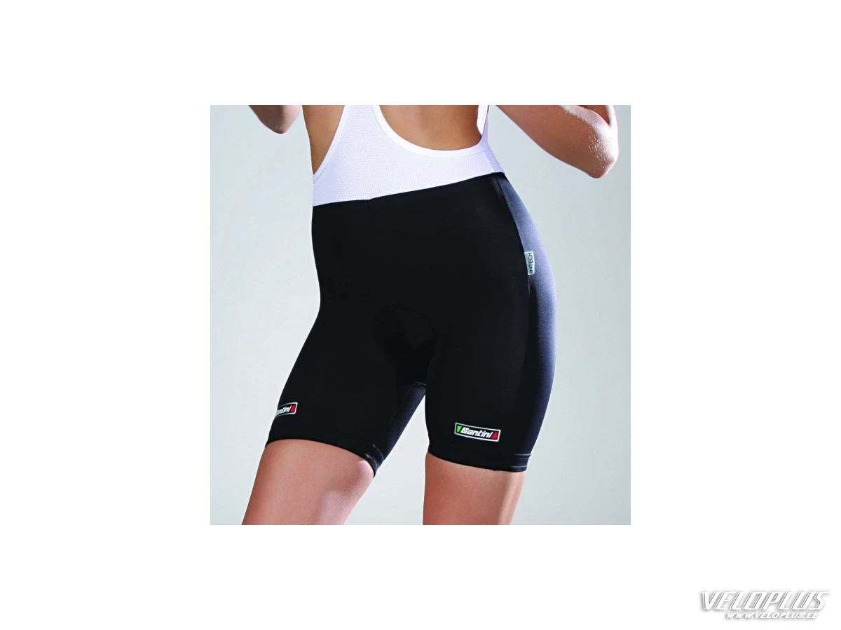 Short bibs Santini Gel Intech Lady S black