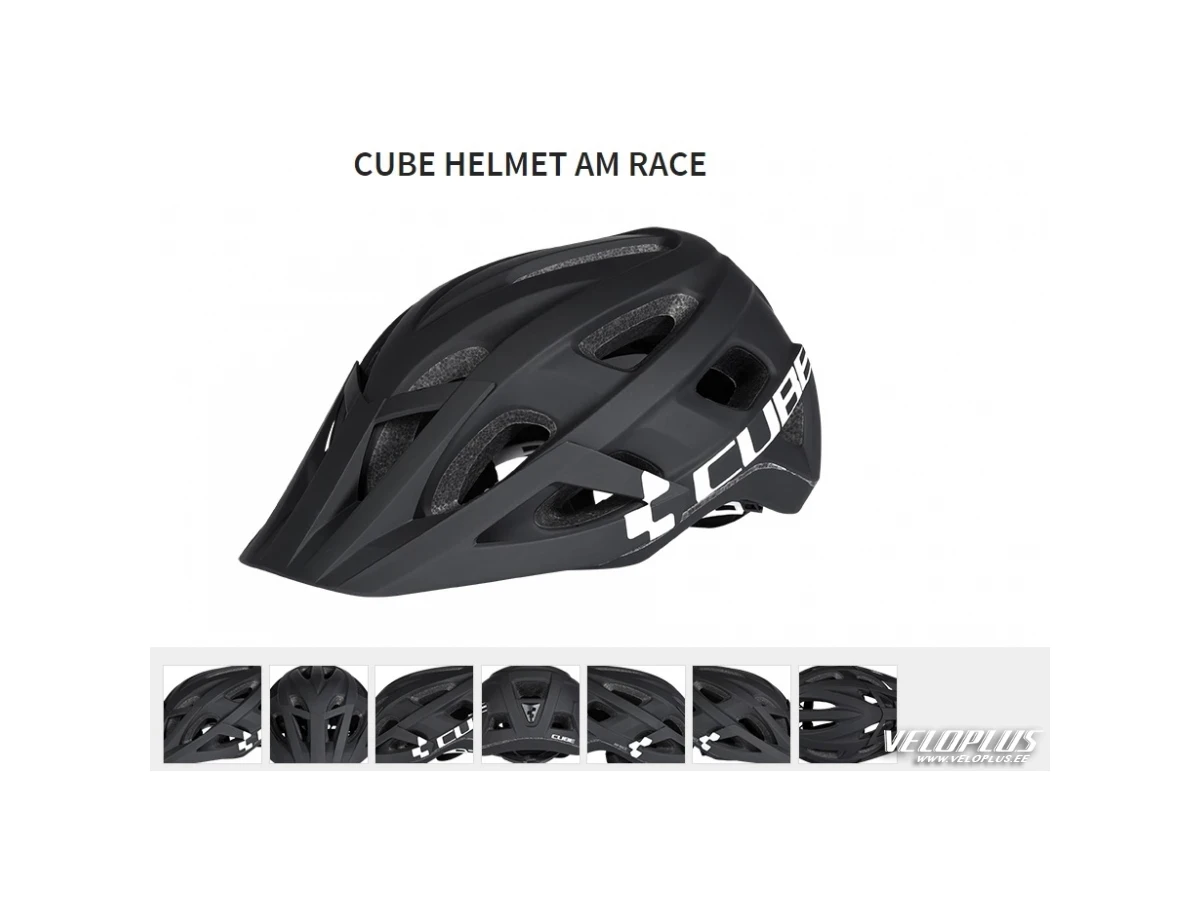 Helmet Cube AM Race black L (58-61)
