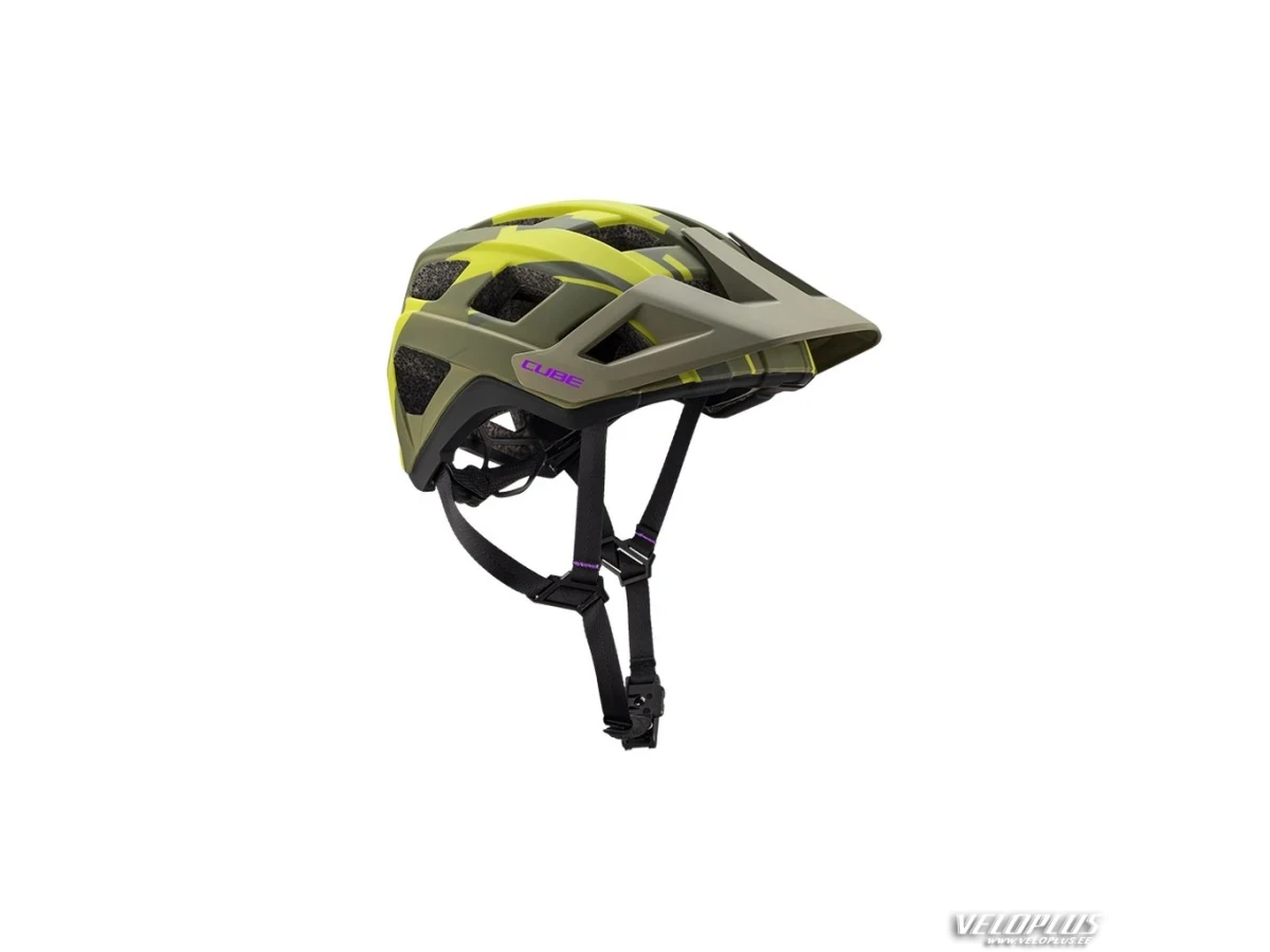 Kiiver Cube Badger roheline kamo M (56-59