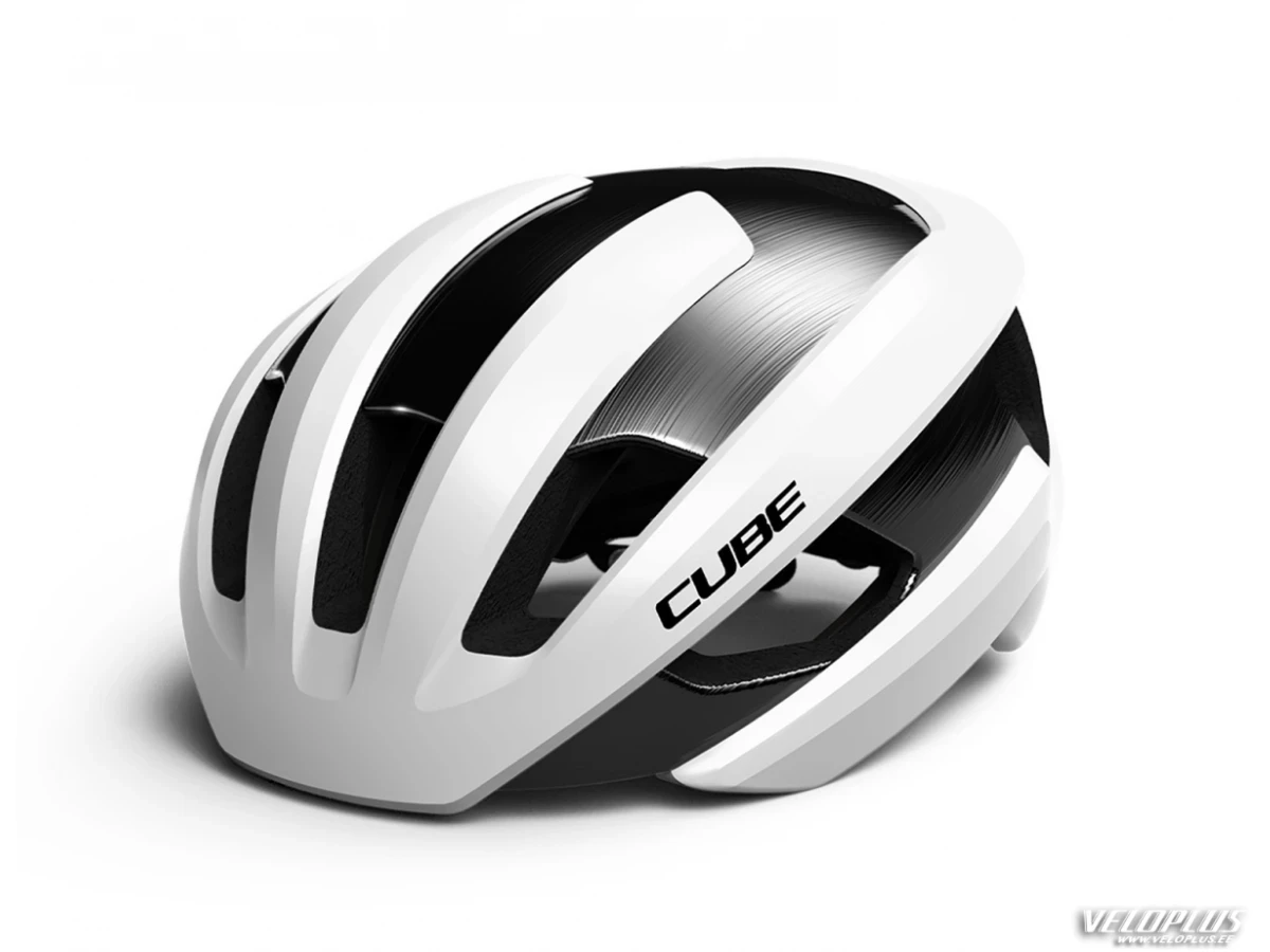 CUBE Helmet Heron white L (57-62)
