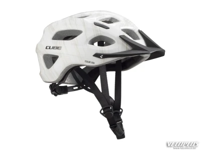 Kiiver Cube TOUR Lite valge-hall M (55-59)