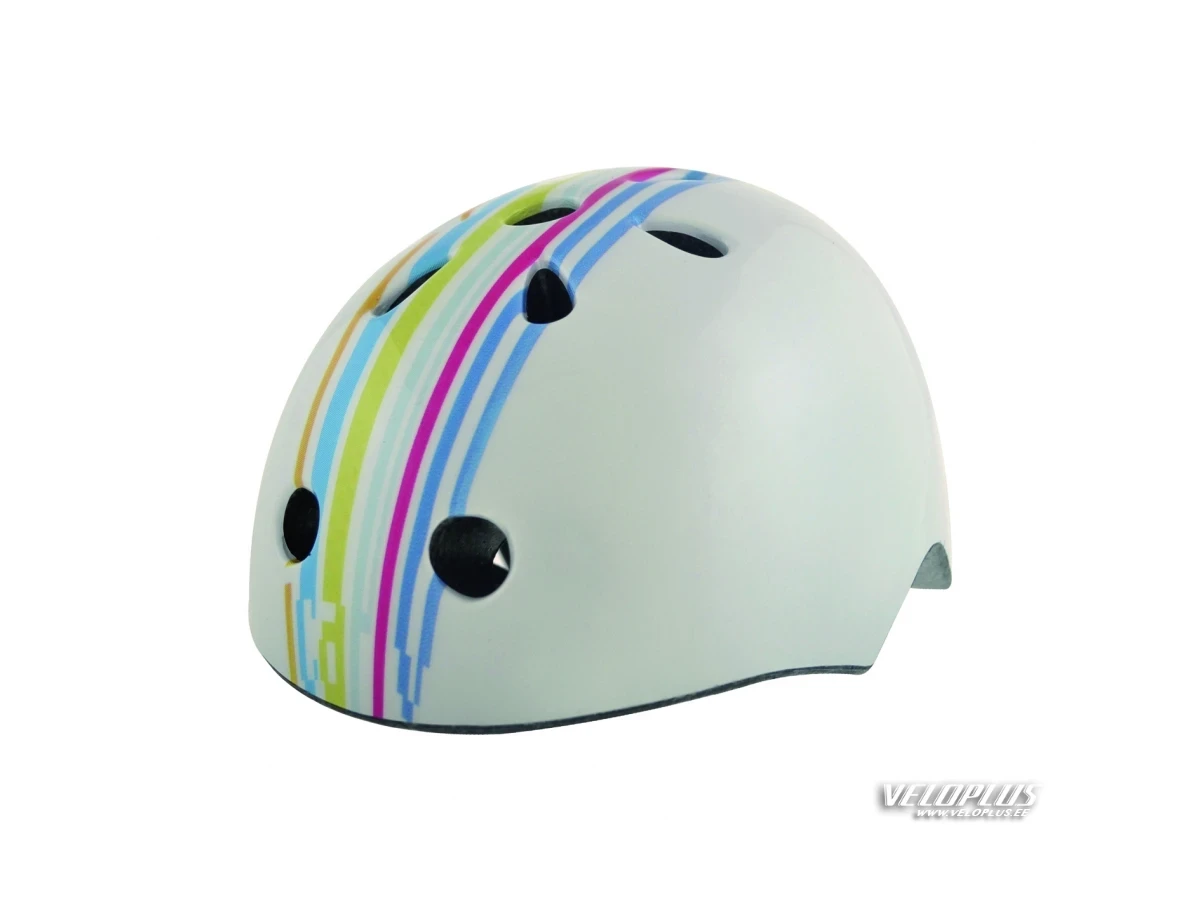 Kid helmet Bellelli Strips TG silver S 50-54cm