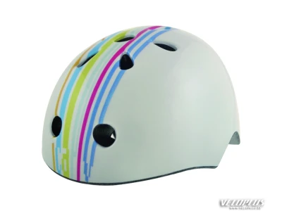 Kid helmet Bellelli Strips TG silver S 50-54cm