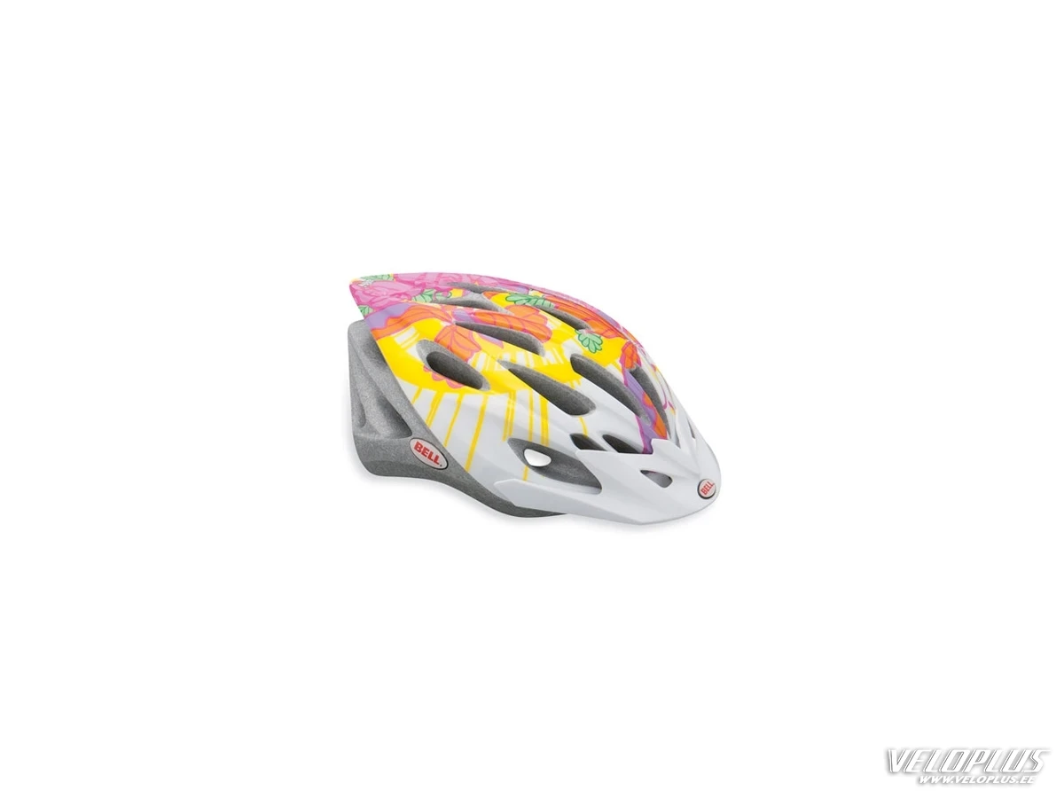 Helmet Bell Alibi White/Orange butterfly Onesize/50-57cm