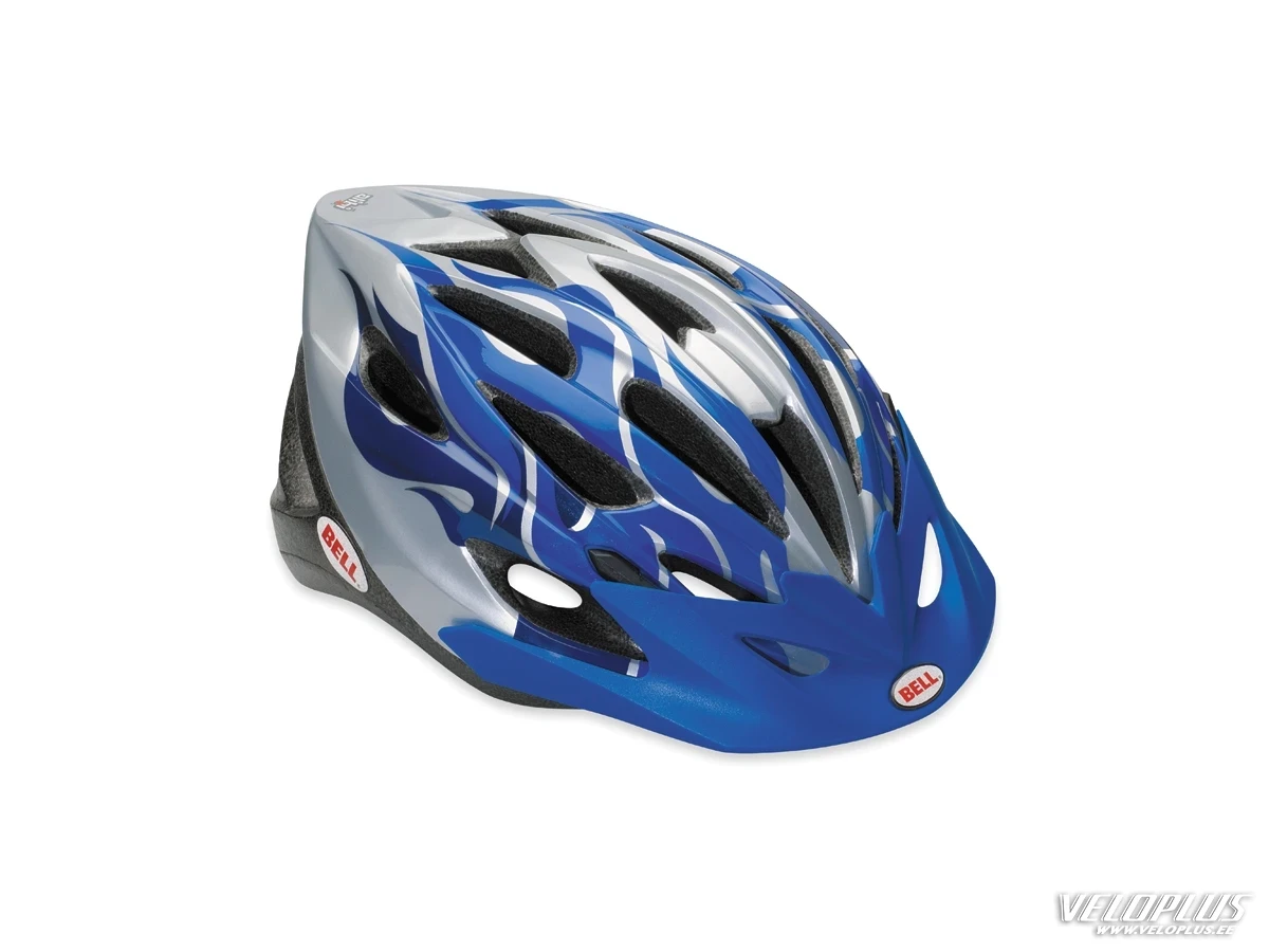 Helmet BELL Alibi silver/blue flame