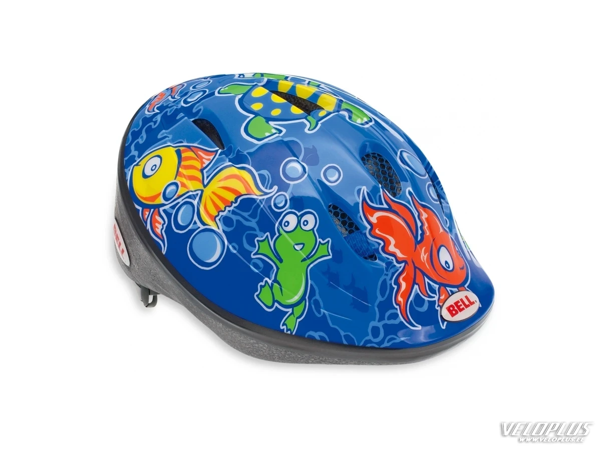 Helmet Bell Bellino blue fish SM