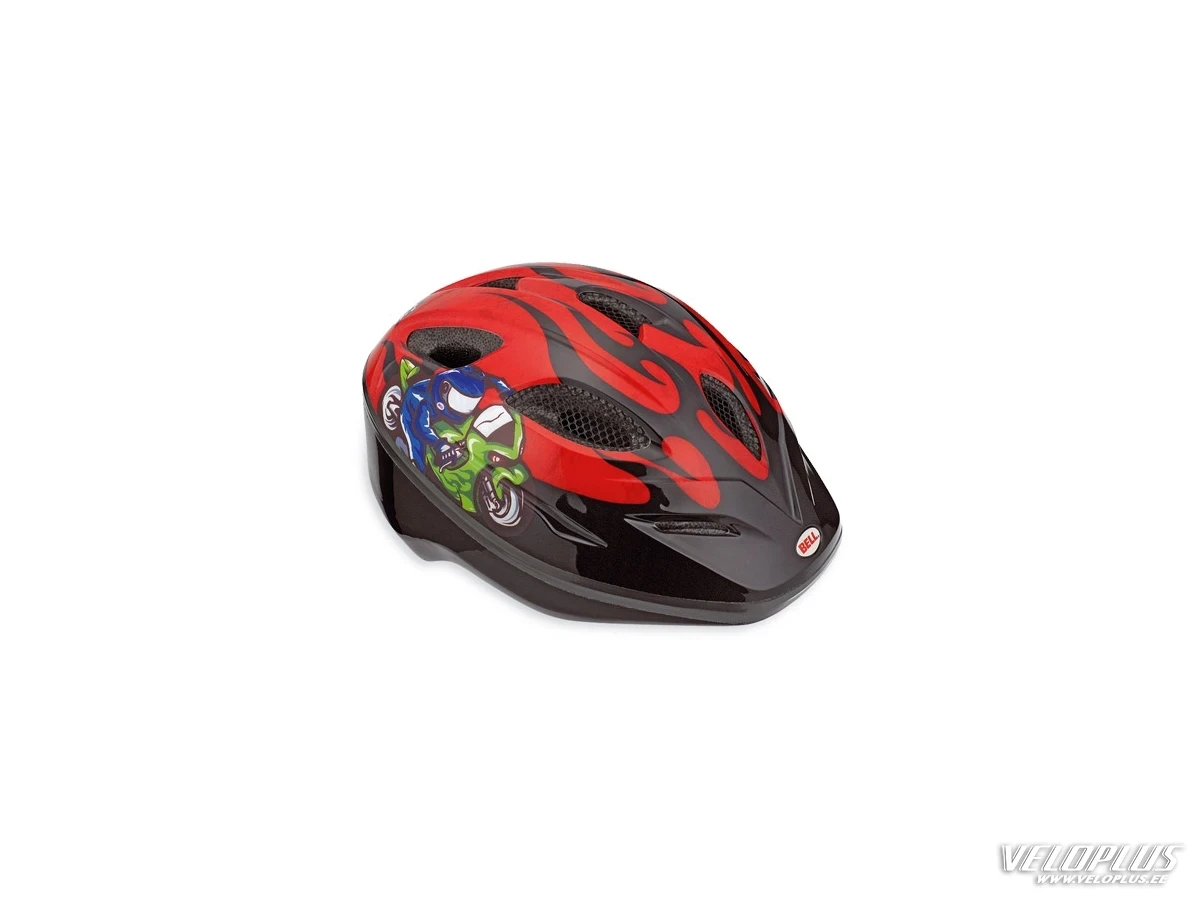 Helmet Bell Dart red GP flames