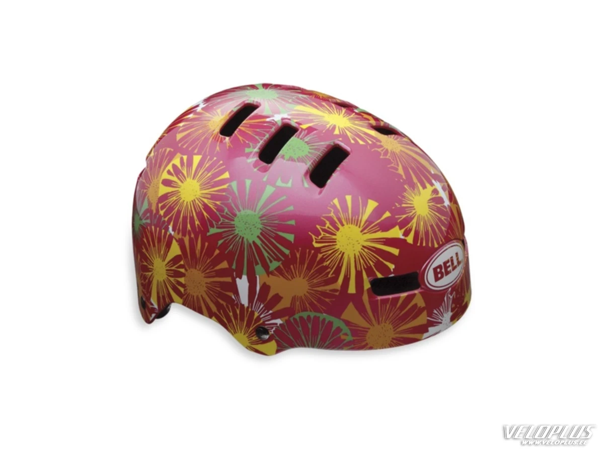 Helmet Bell Fraction pink flower s/51-56cm