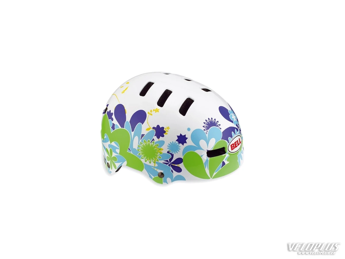 Helmet Bell Faction white/red flowers M