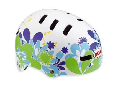 Helmet Bell Faction white/red flowers M
