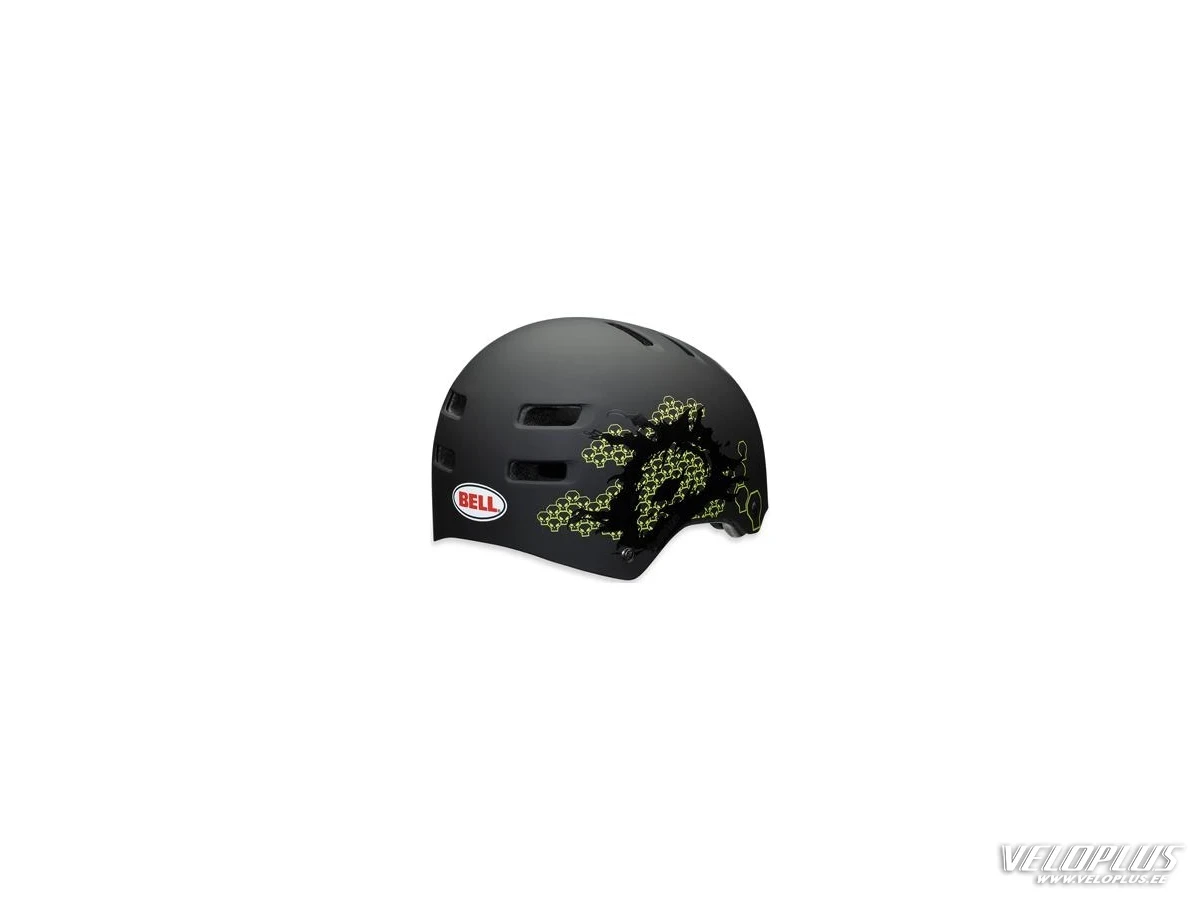 Helmet Bell Faction L matt black skulls