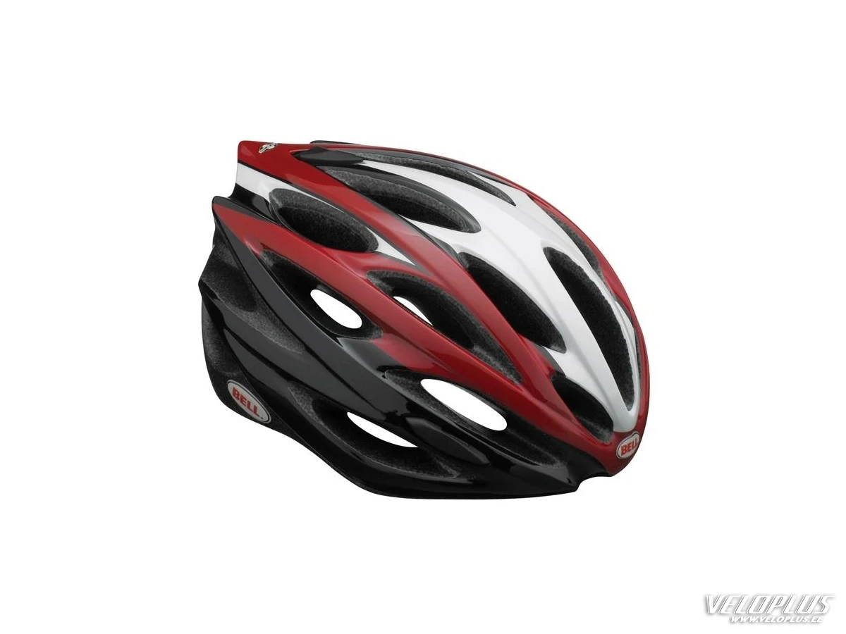 Helmet Bell Lumen Red-Black-White M/55-59cm