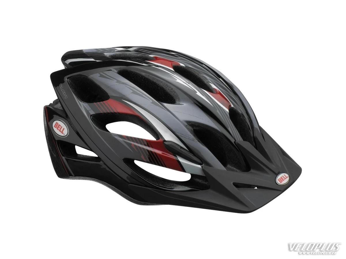 Helmet Bell Slant red-black One size/54-61cm