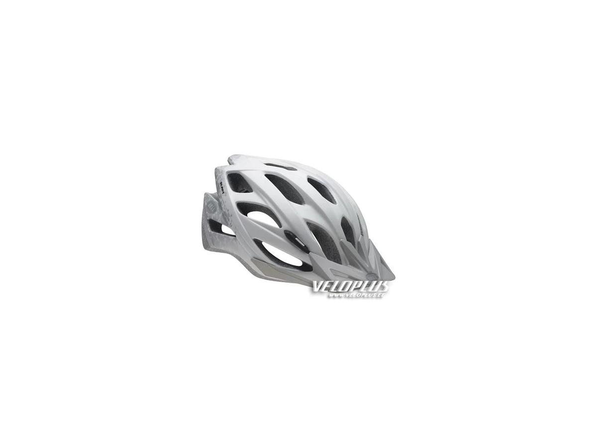 Kiiver Bell Slant matt valge-hõbe 54-61cm