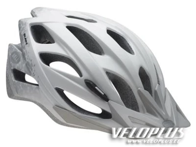 Kiiver Bell Slant matt valge-hõbe 54-61cm