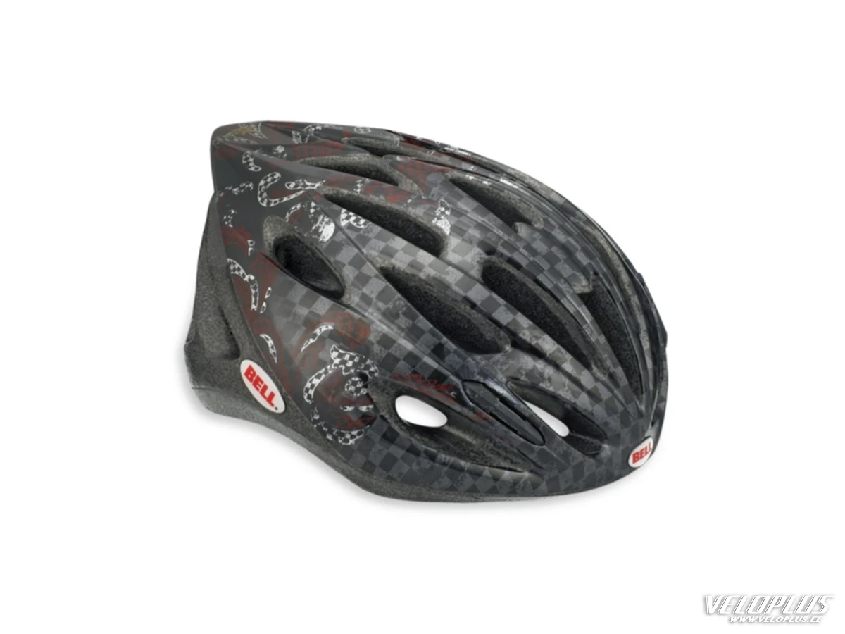 Helmet Bell Trigger Black/Red Brandana Onesize/50-57cm