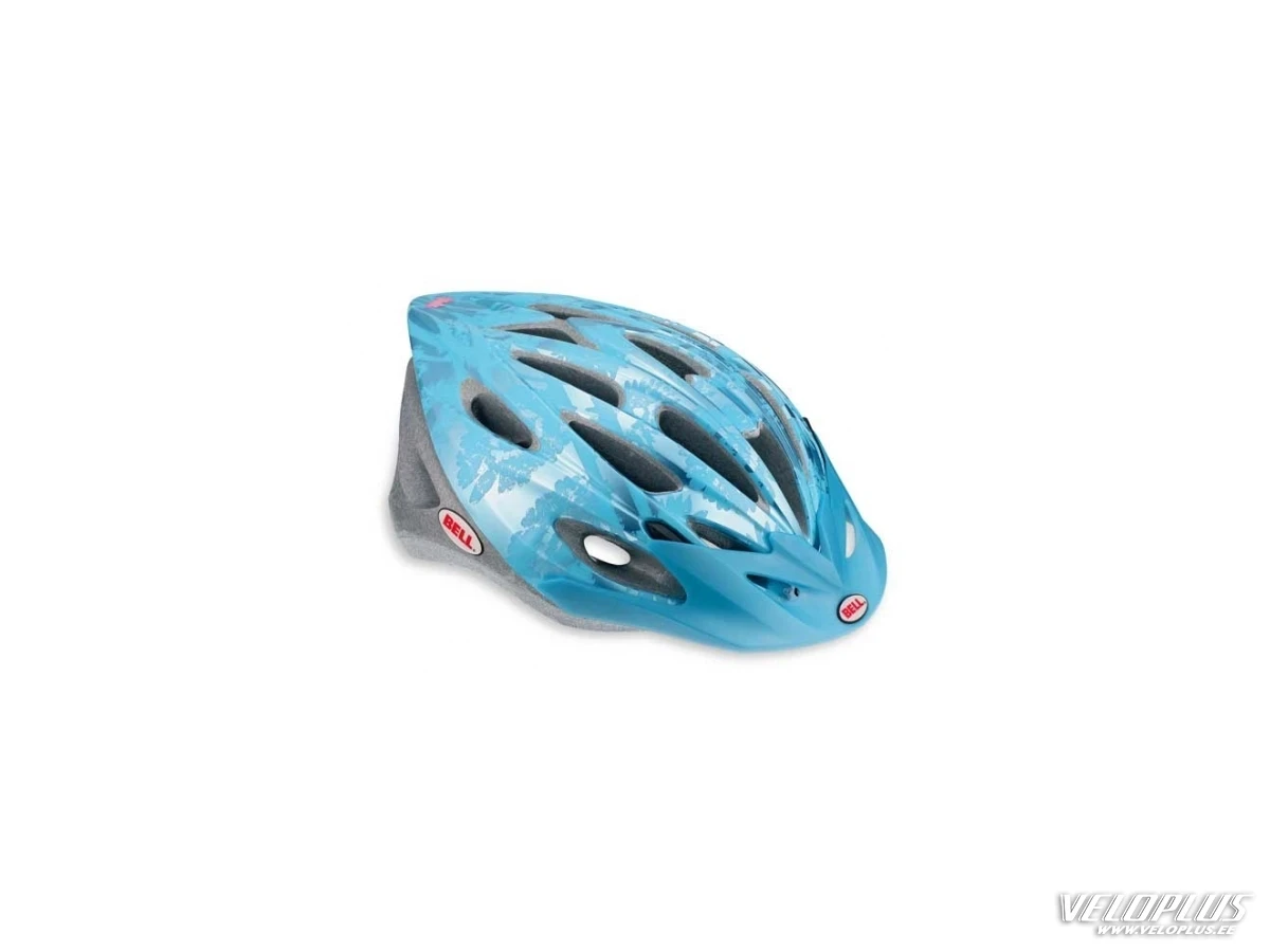 Helmet Bell Vela Is Blue/Blue Flower Onesize/50-57cm