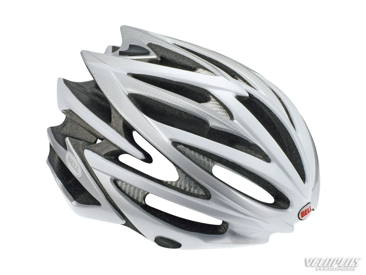 Helmet Bell Volt Silver/White L59-63cm